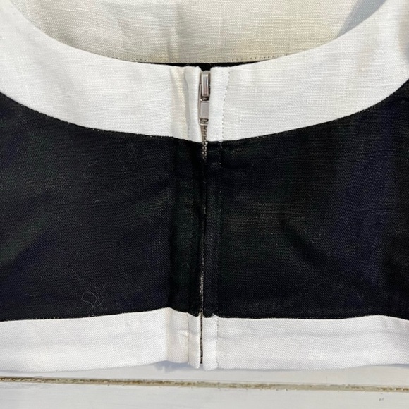 NWT Reformation Black and White Robbie Linen Two Piece - Picture 10 of 10